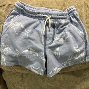 Carter's Blue Shark Print Kids Shorts